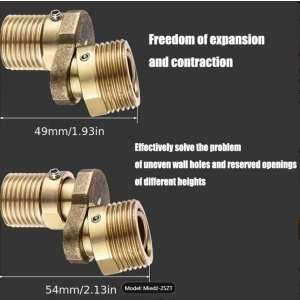 Zestaw adapterów do baterii ściennej - rotacyjny